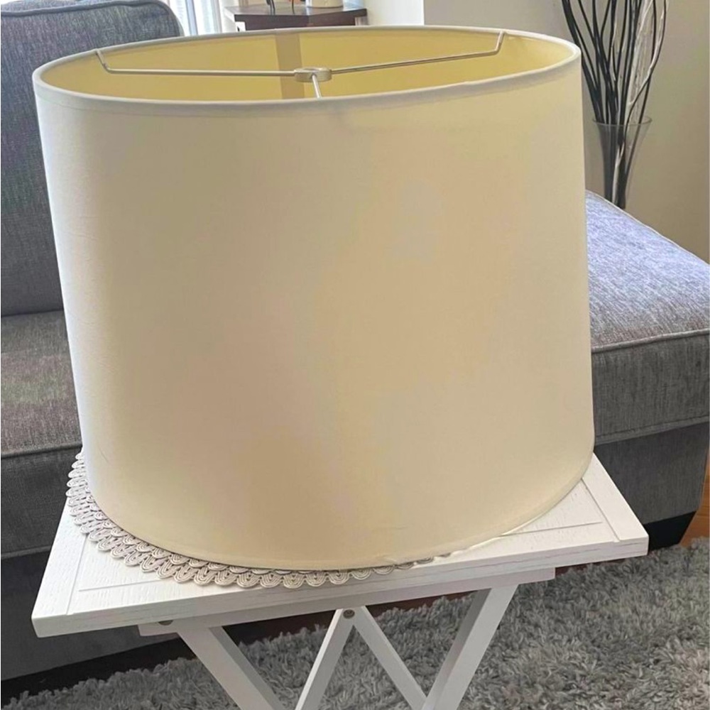 SOLD-Fabric Lamp Shade-SOLD